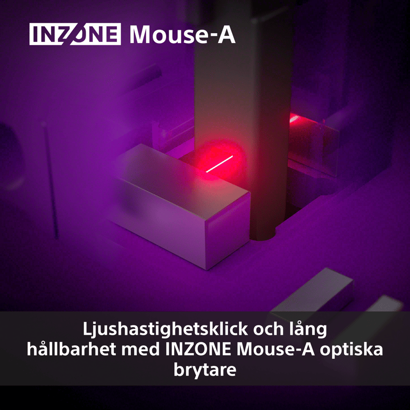 Ljussnabba klick med optisk knapp