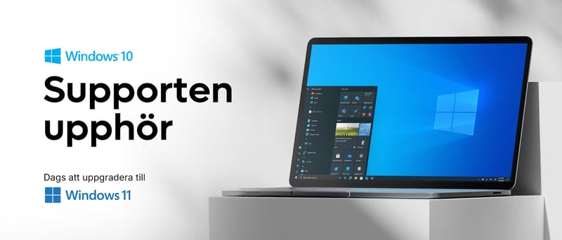 Supporten upphör för Windows 10