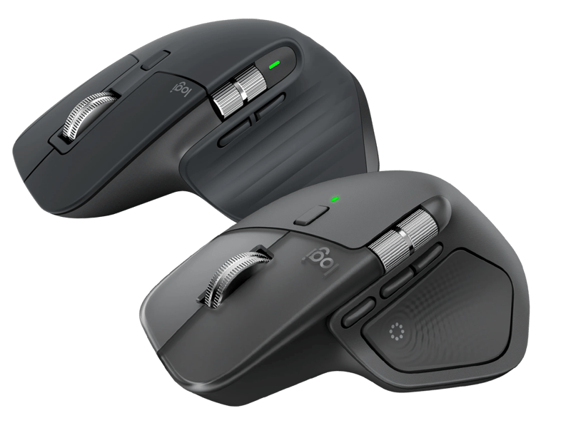 Logitech MX Master 3S och MX Master 4