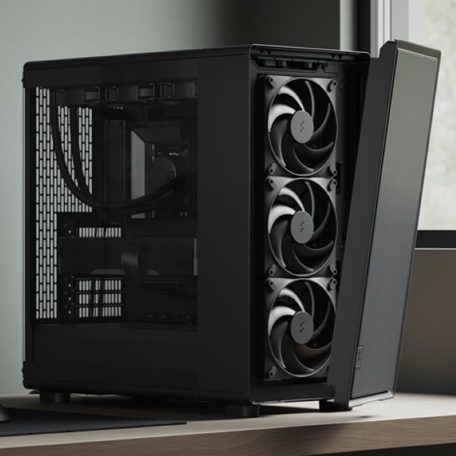 Powerful fans included