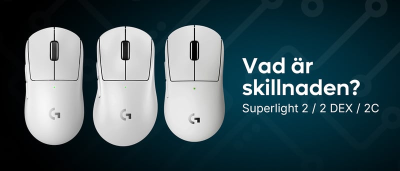 Jämförelse mellan tre möss