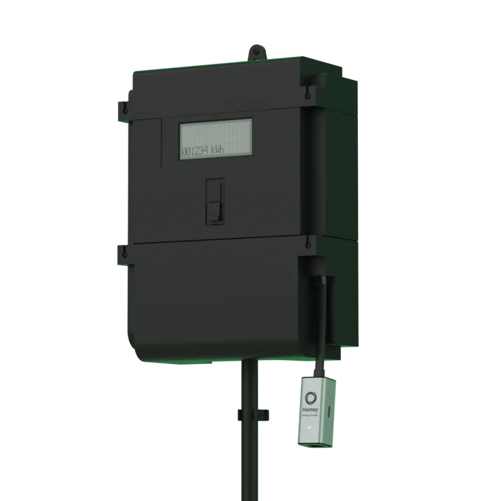 Elmätare med Homey Energy DOngle ansluten