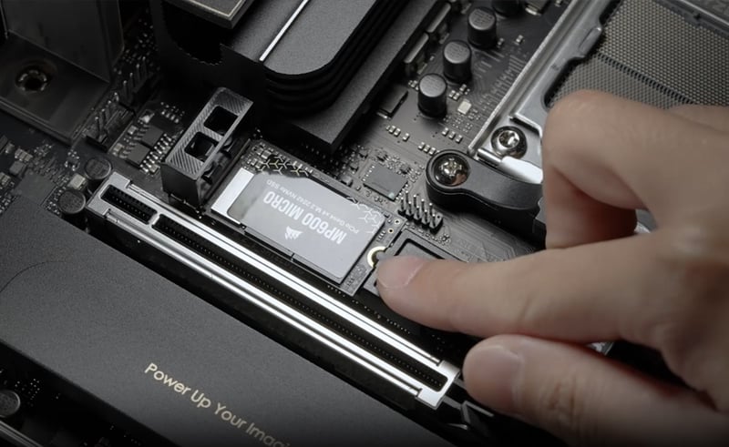 installation m.2-disk