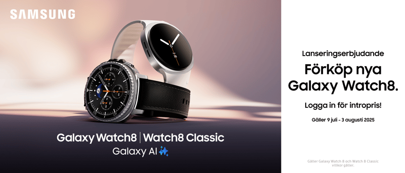Samsung Galaxy Watch8 och Watch8 Classic