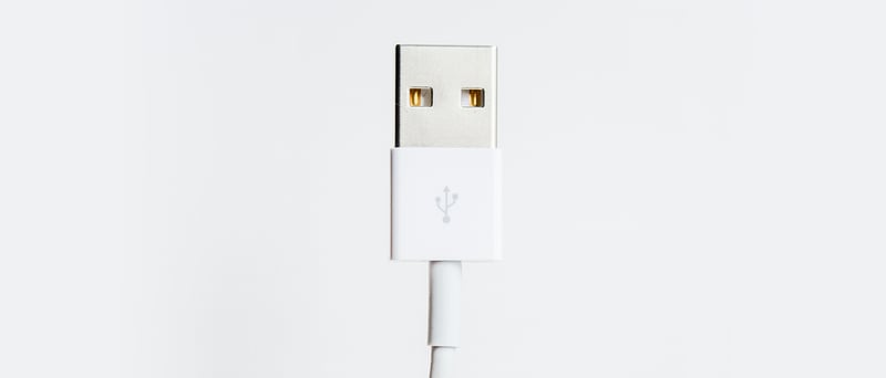 USB kabel med USB-A anslutning