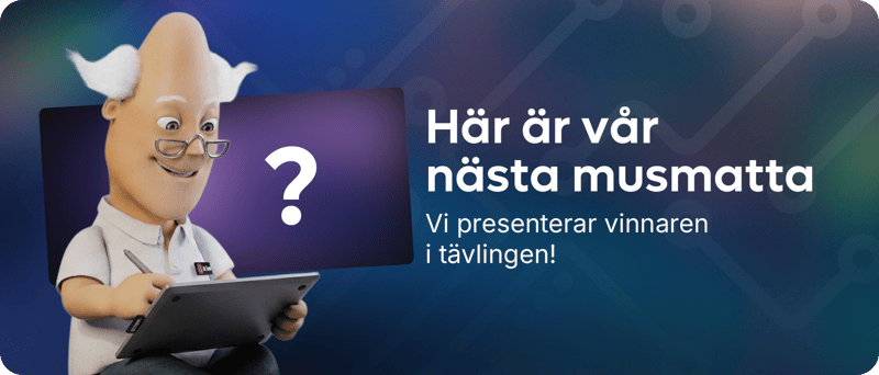 Poll om vår nya community-musmatta