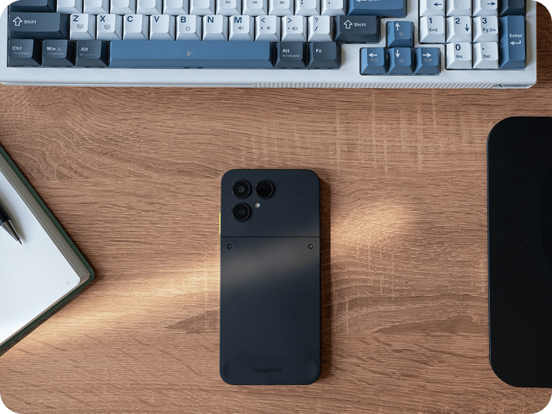 Fairphone (Gen. 6) baksida