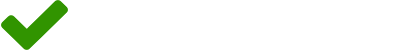 Grafiskt element, grön bock