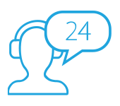 Omfattande support 24x7