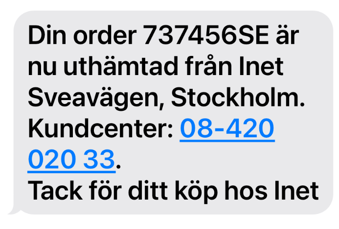 bedrägeriförsök sms