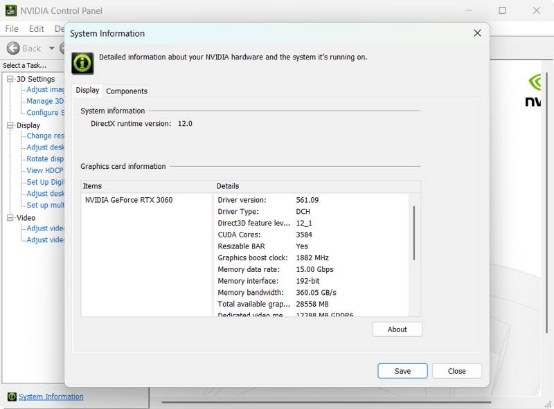 Nvidia Control Panel