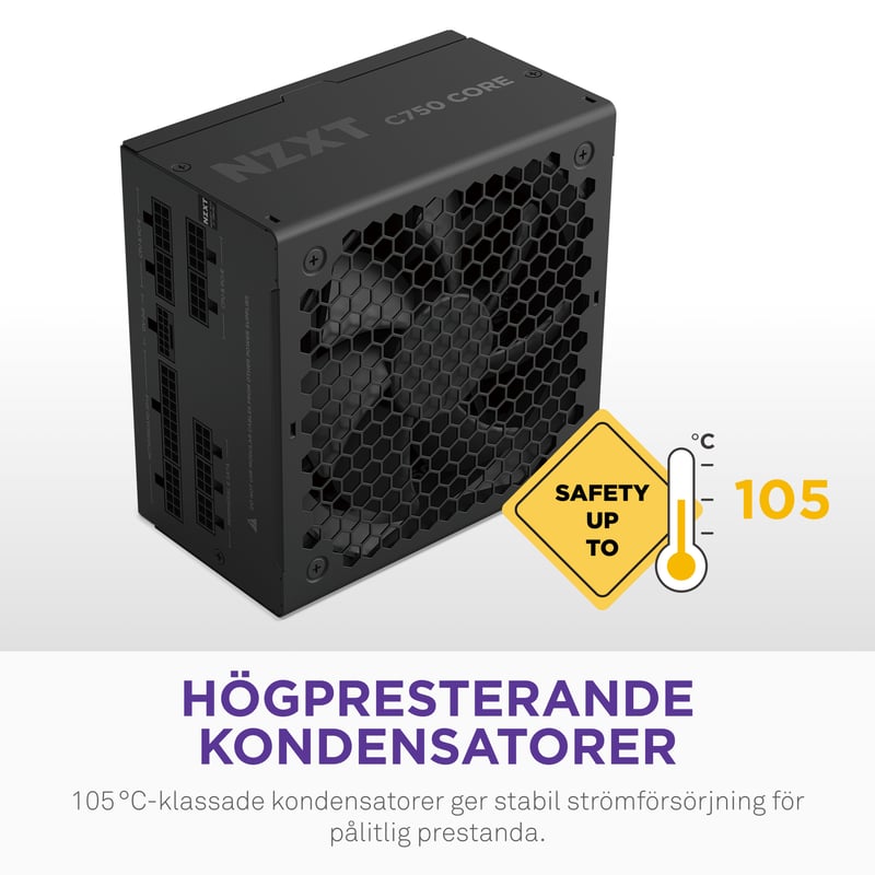 Högpresterande kondensator