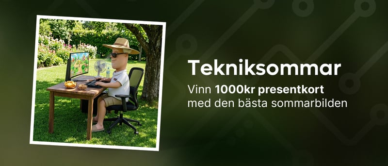 Tävla med din bästa Tekniksommar-bild