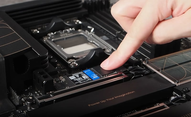 installation m.2-disk
