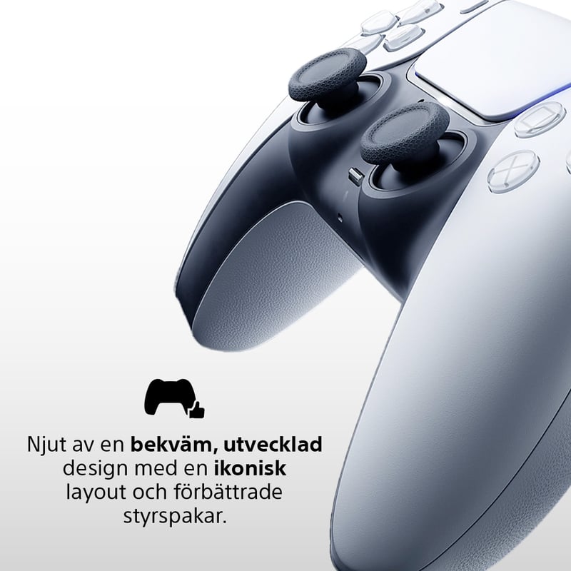 Närbild på dualsense design