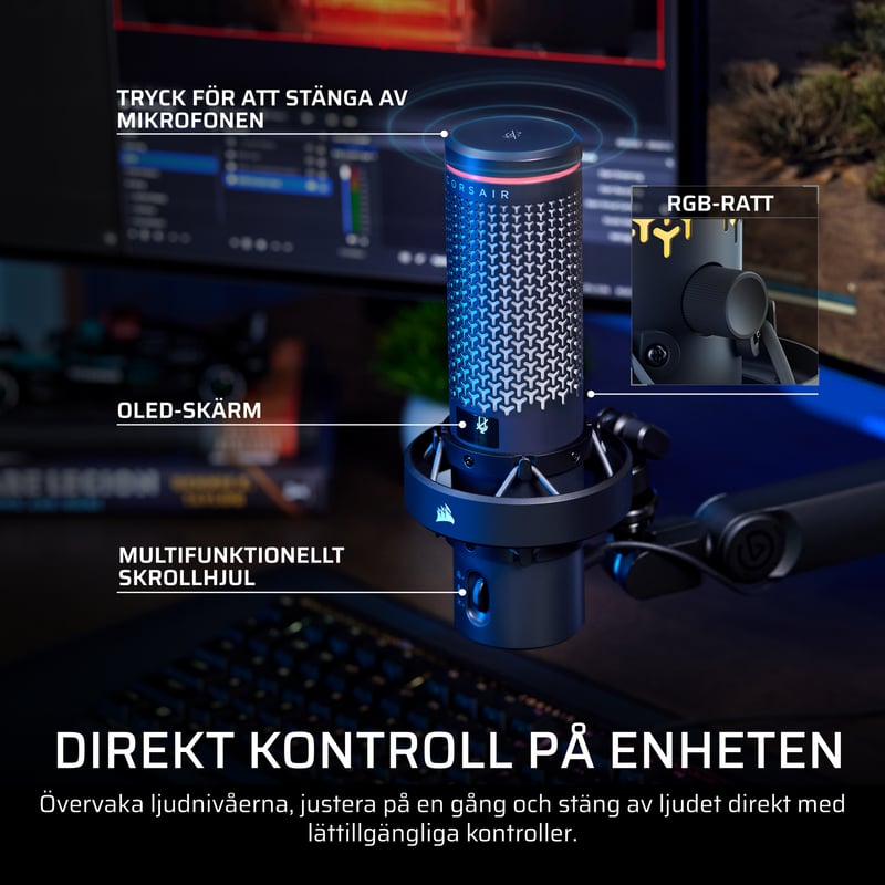 Informativ bild om oled och kontroller