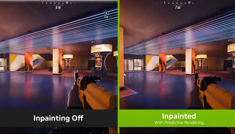 Jämförelse med och utan Reflex