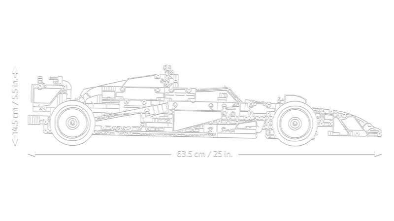 Skiss av F1-bil