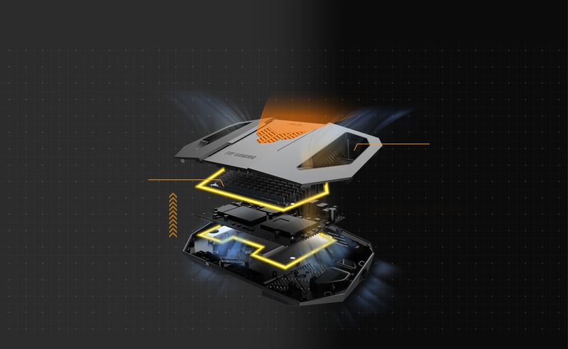 Sprängskiss ASUS router