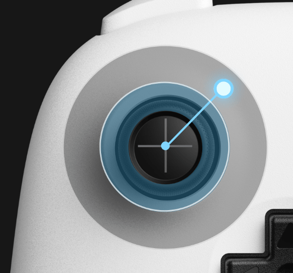 Joysticks i mjukvaran
