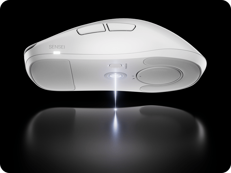 SteelSeries Sensei Pro undersida
