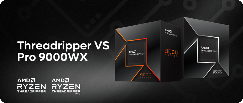 AMD Ryzen Threadripper 9000 vs PRO 9000WX