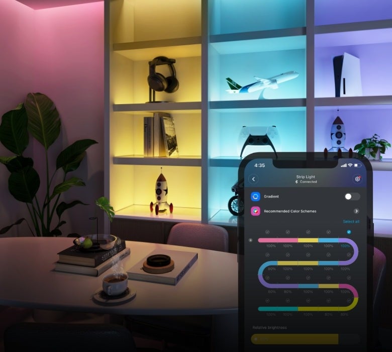 Smartphone med app för anpassning