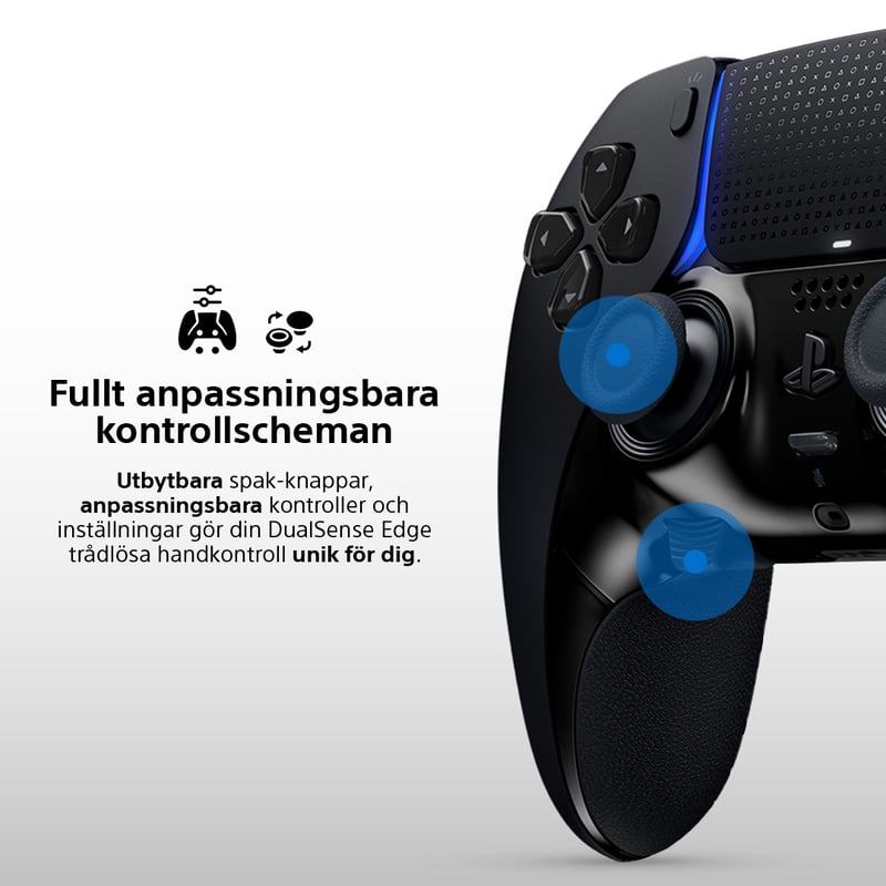 Profiler och utbytbara joysticks