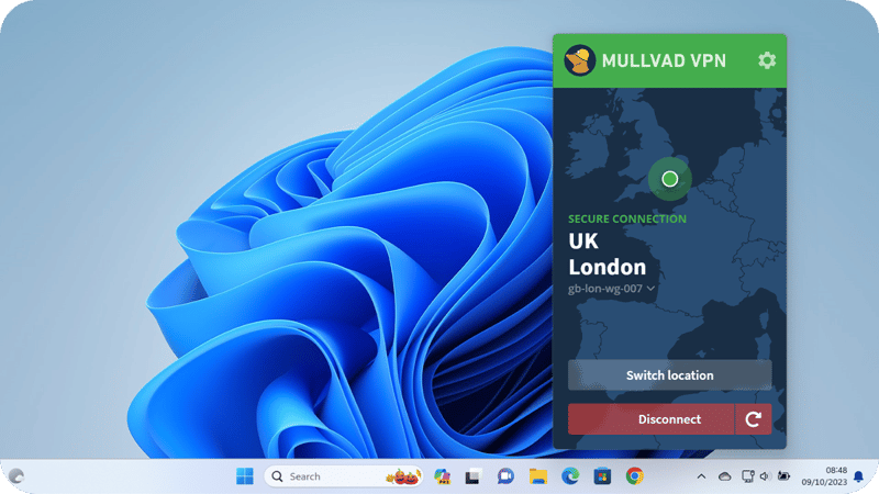 Mullvad VPN-tjänst