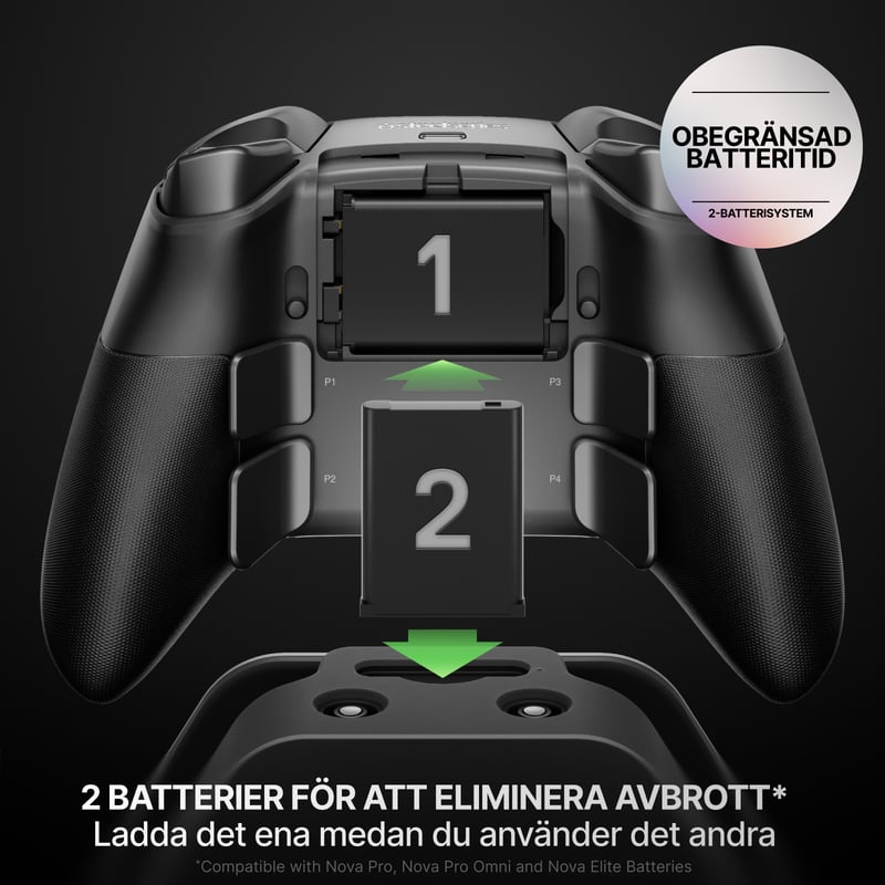 Dubbla batterier