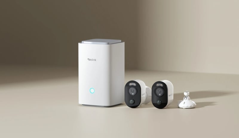 Reolink Home Hub och två kameror