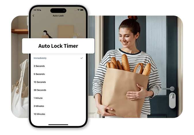 Autolåsning med timer