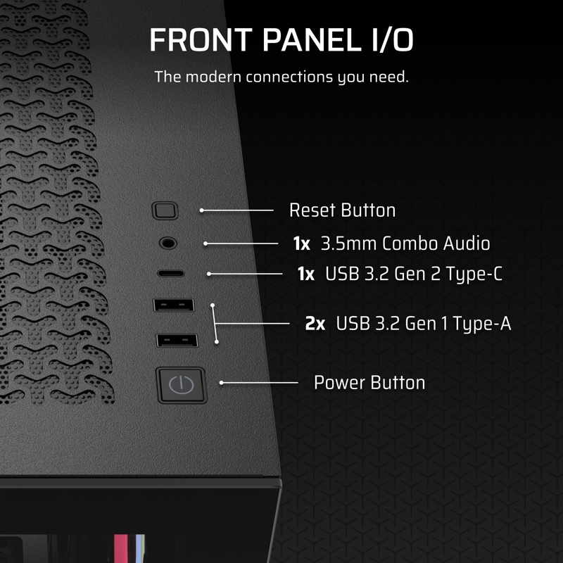 Info om frontpanel