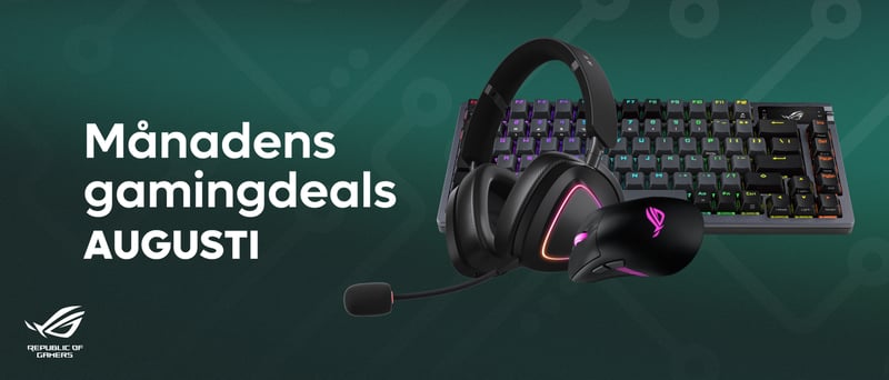 ASUS ROG Månadens gamingdeals augusti
