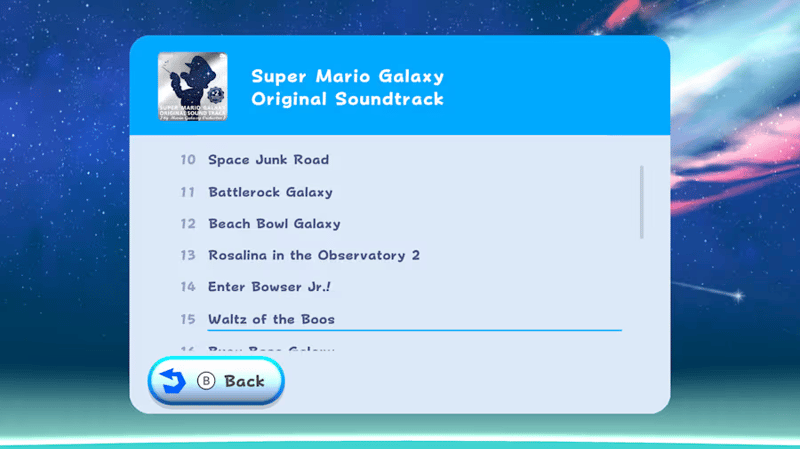 Soundtrack mode