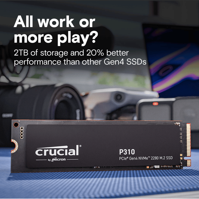 Närbild på P310 SSD