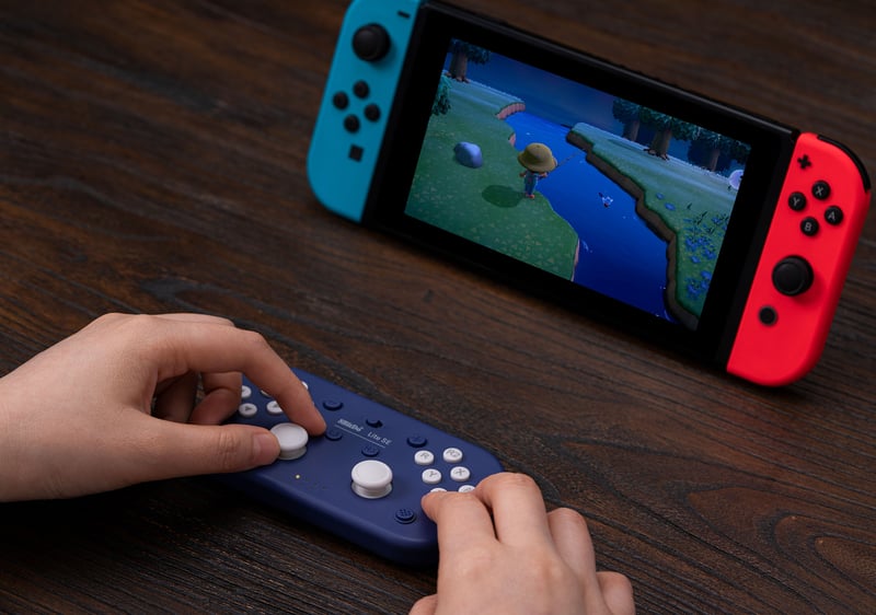8bitdo Lite SE spelas med switch