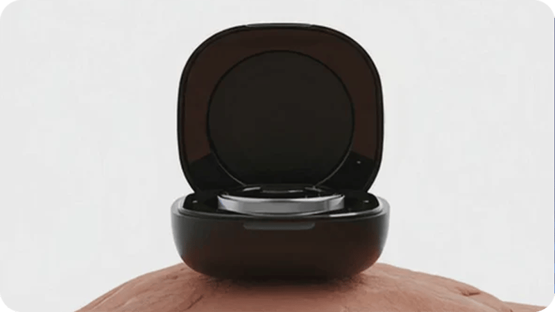 En Haale ring i sitt fodral