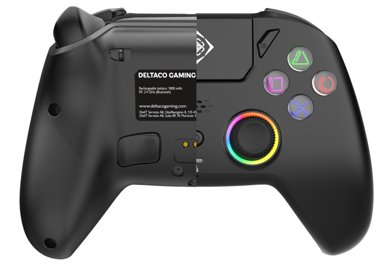 Kontrollen snett från sidan