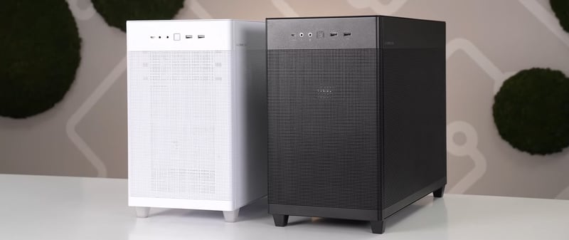 Två chassin i mATX-storlek