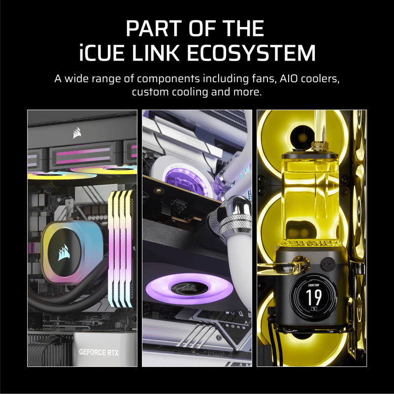 En del av iCUE link systemet
