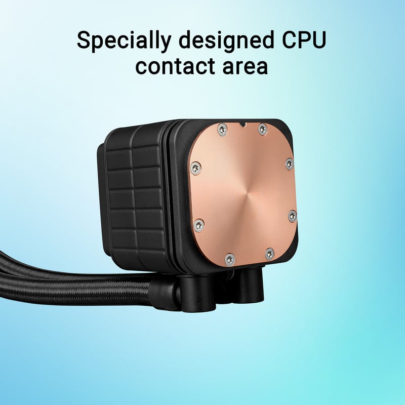 Bild på undersidan av CPU block