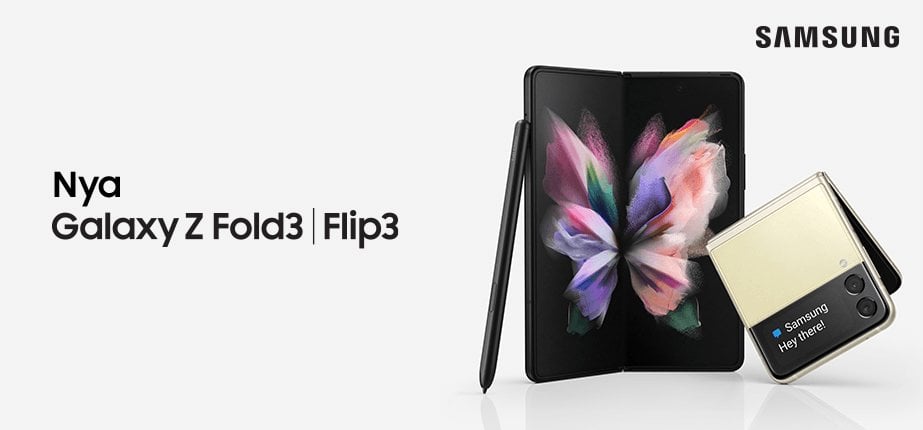 Samsung Galaxy Flip 3 och Fold 3