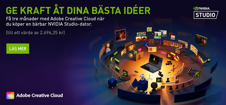 NVIDIA Studio Adobe Bundle