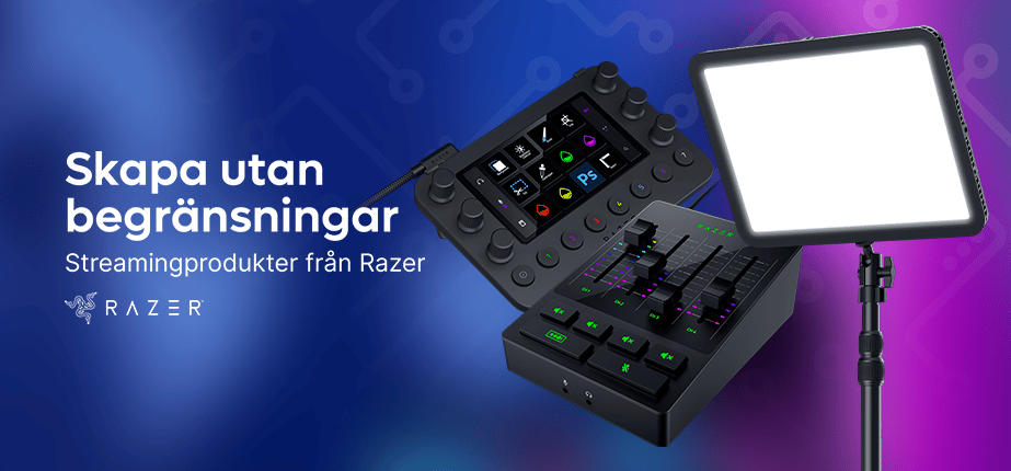 Streamingprodukter från Razer
