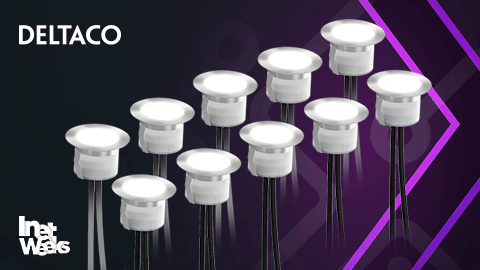 DELTACO Smart Decklights 10 Lampor RGB WiFi