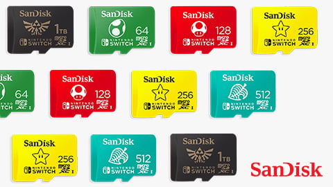 SanDisk microSDXC for Nintendo Switch