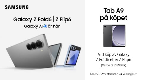 Samsung Galaxy Tab A9 på köpet!