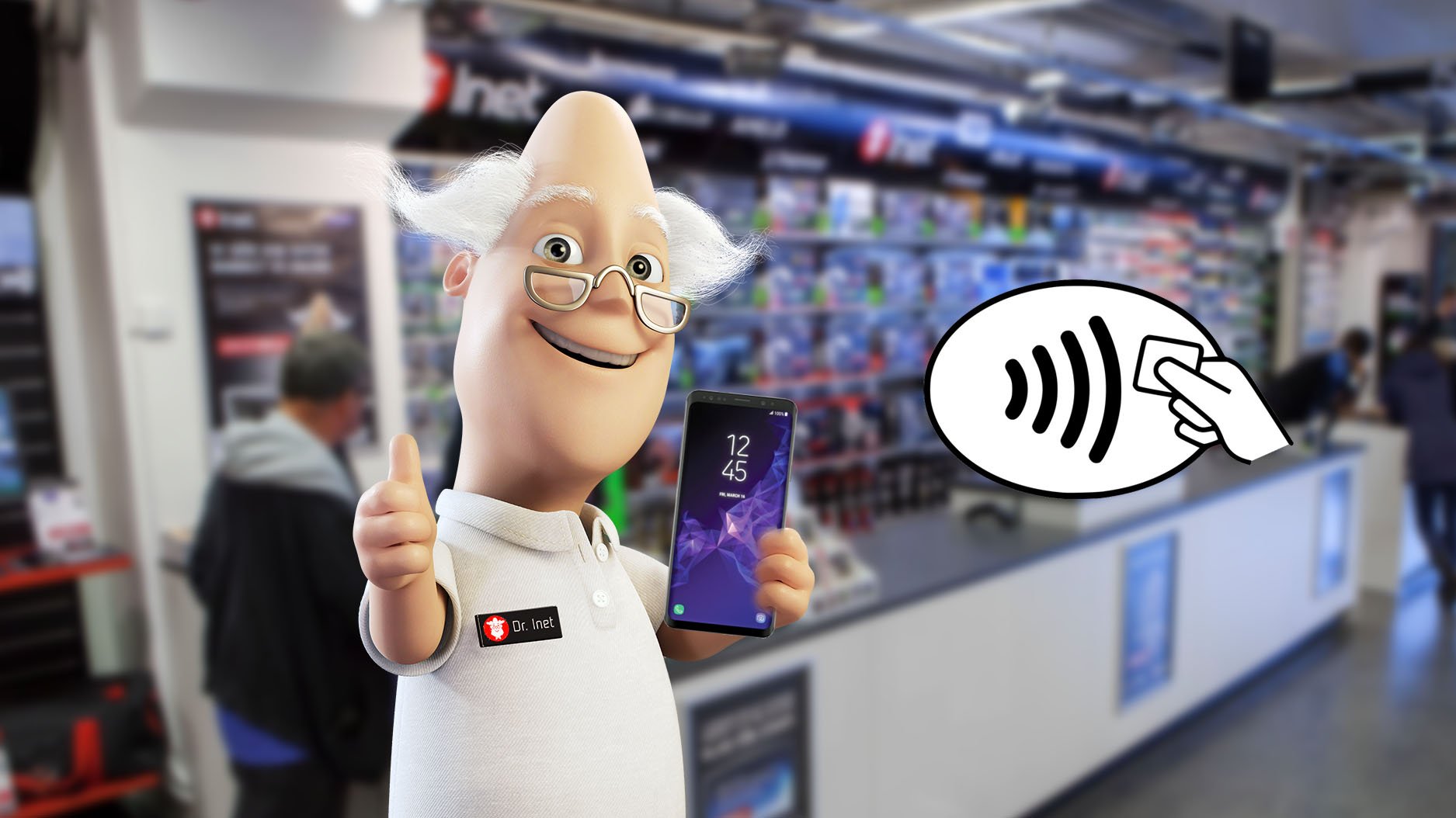 Kontaktlös betalning!
