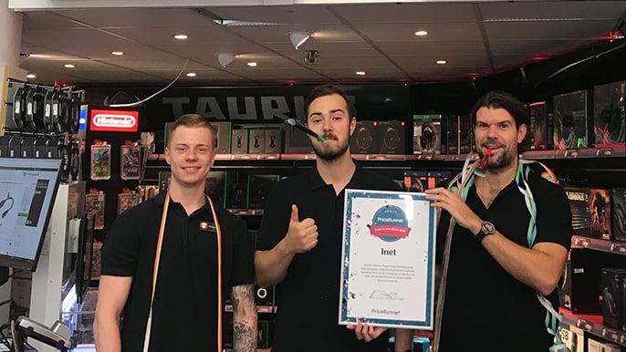 Inet årets e-handlare 7 år i rad!